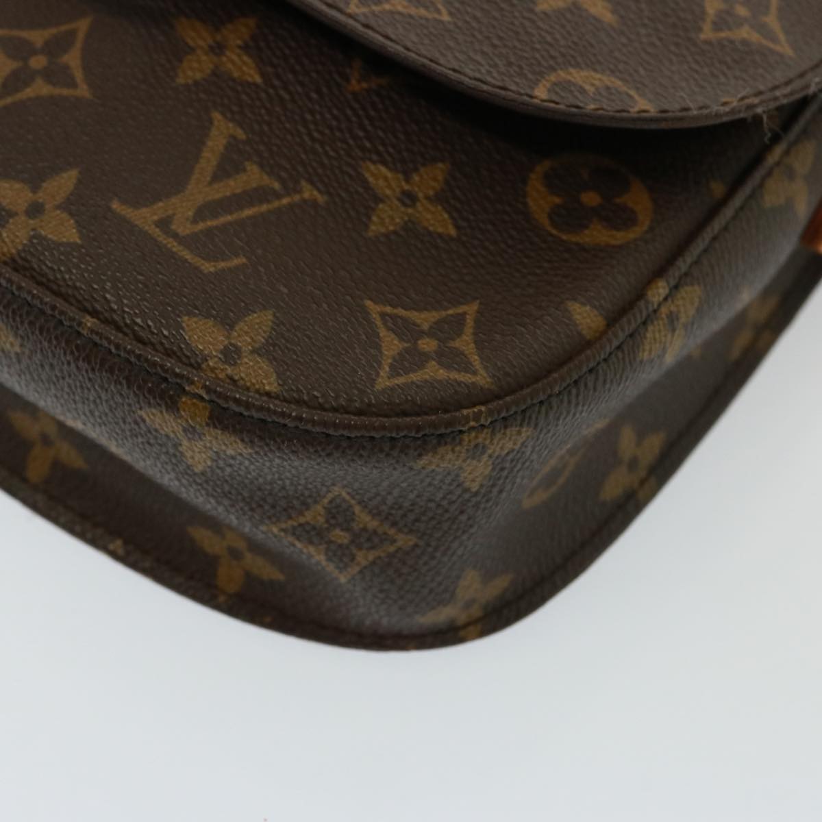 LOUIS VUITTON Monogram Saint Cloud MM Shoulder Bag M51243 LV Auth 77862