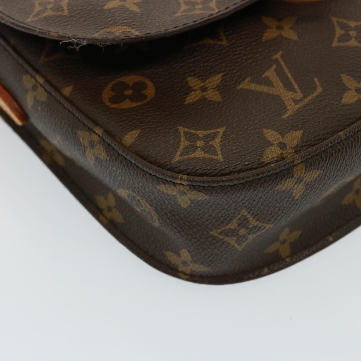 LOUIS VUITTON Monogram Saint Cloud MM Shoulder Bag M51243 LV Auth 77862