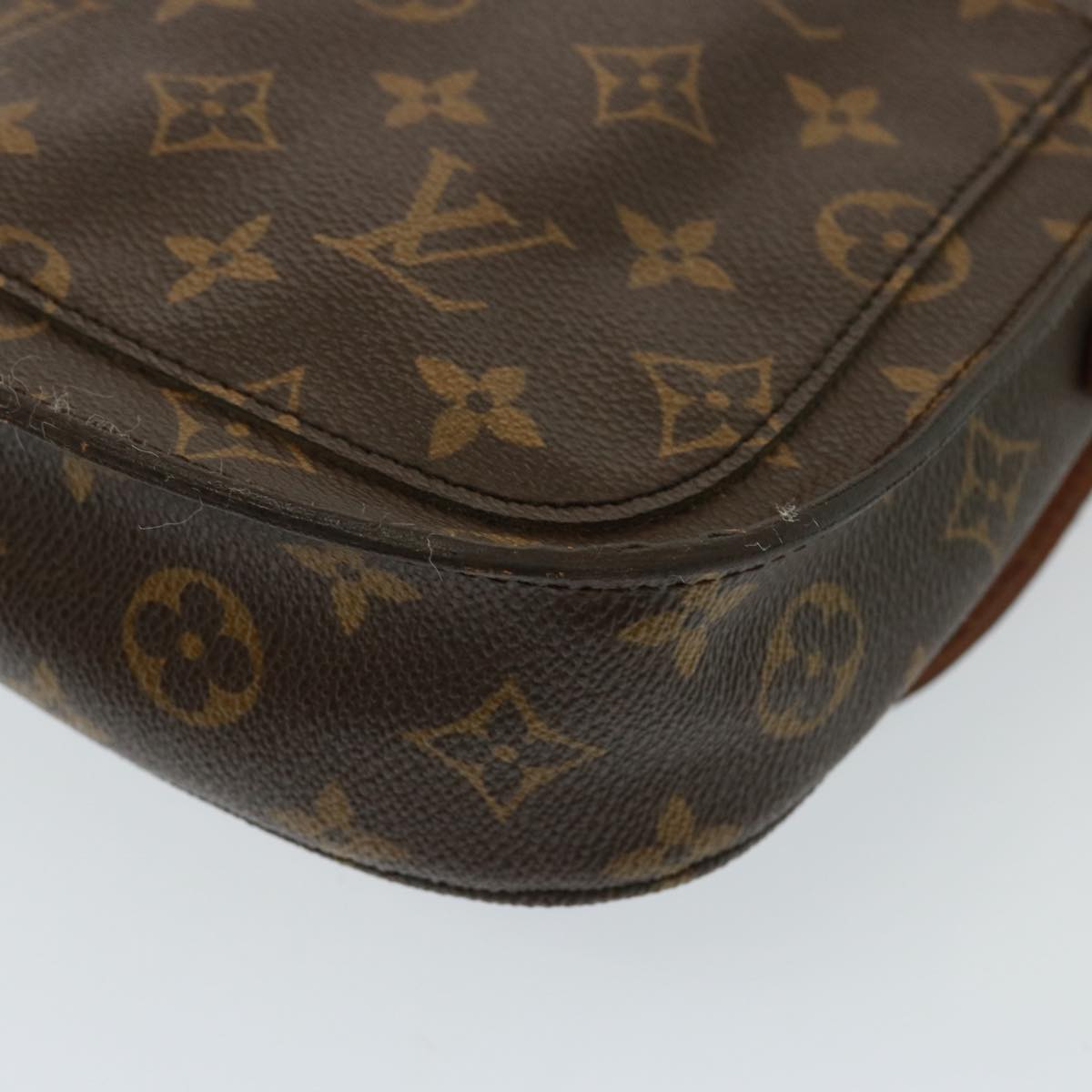 LOUIS VUITTON Monogram Saint Cloud MM Shoulder Bag M51243 LV Auth 77862