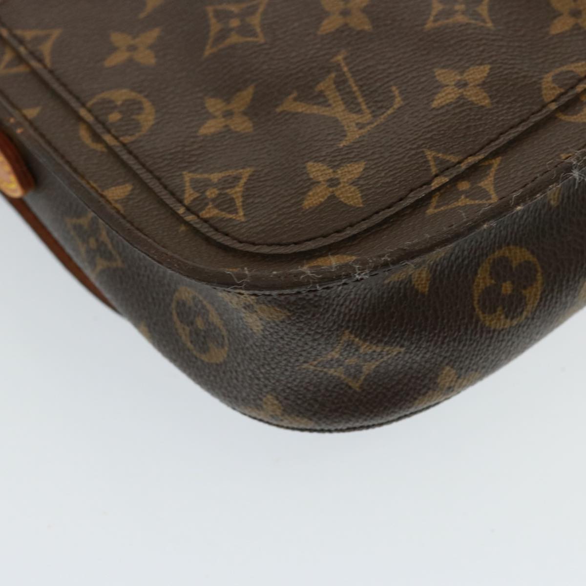 LOUIS VUITTON Monogram Saint Cloud MM Shoulder Bag M51243 LV Auth 77862