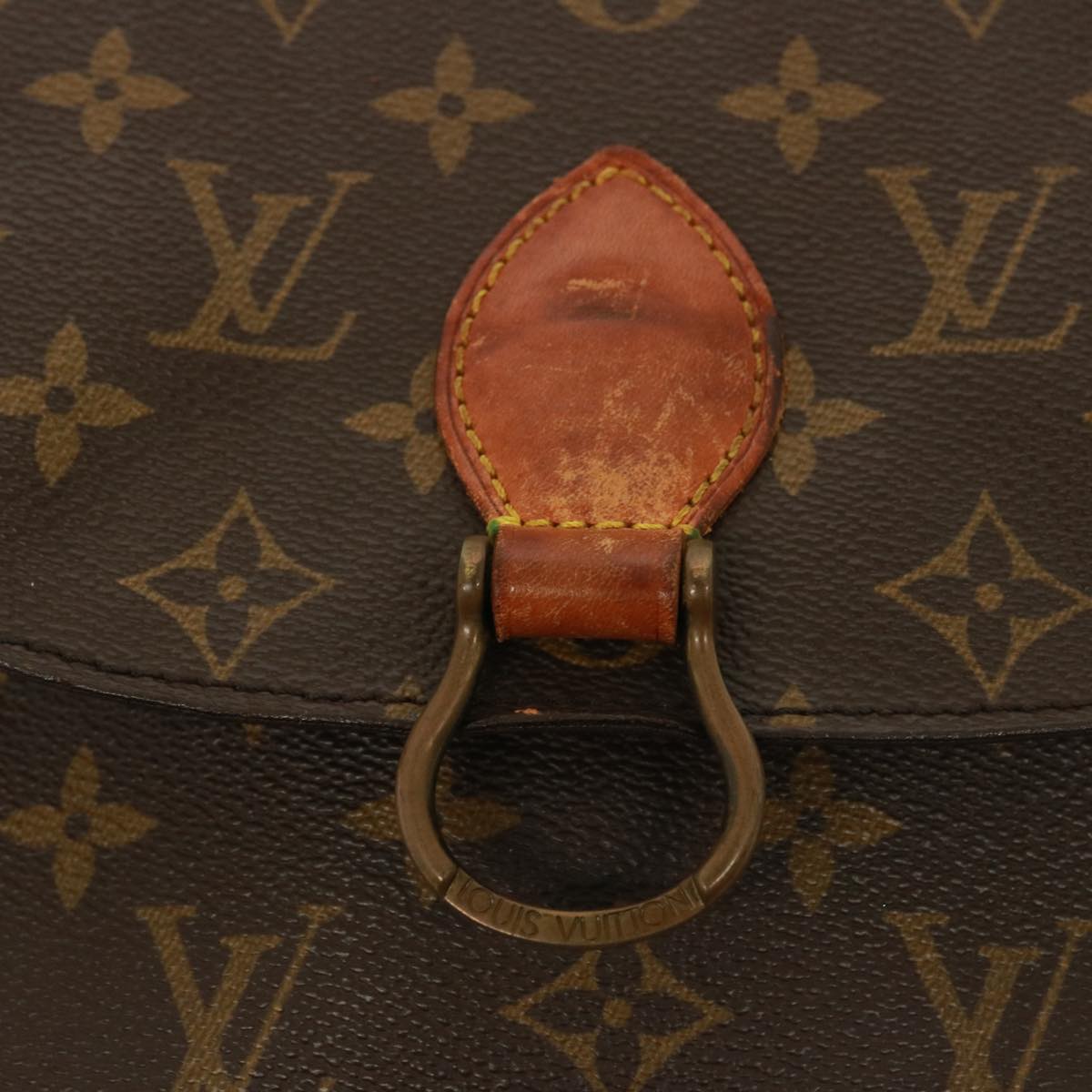 LOUIS VUITTON Monogram Saint Cloud MM Shoulder Bag M51243 LV Auth 77862