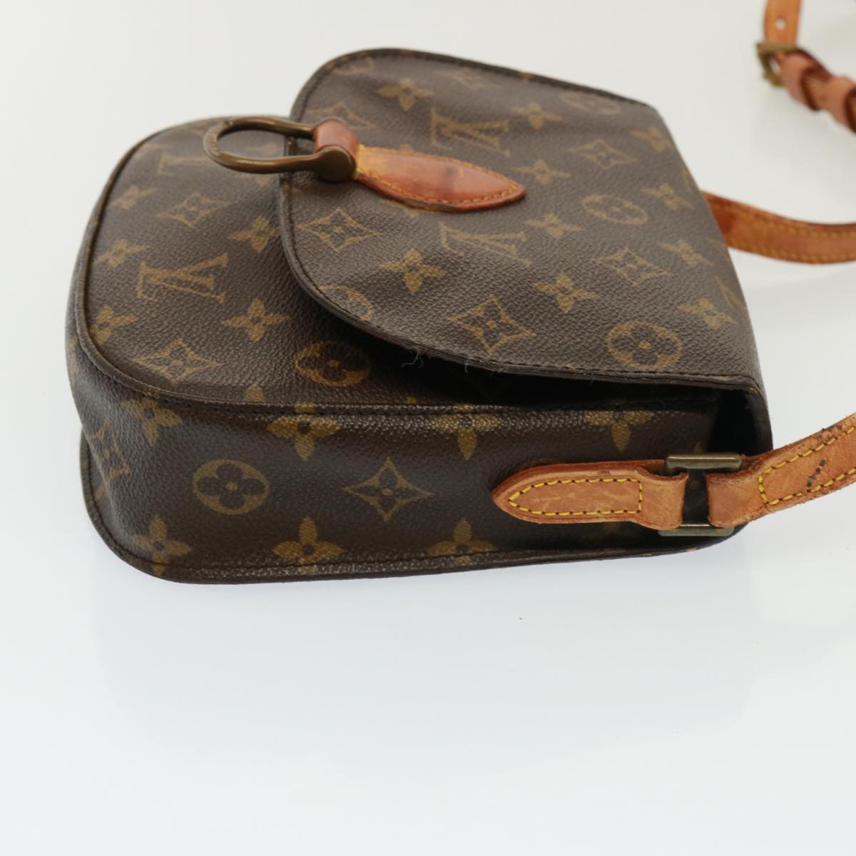 LOUIS VUITTON Monogram Saint Cloud MM Shoulder Bag M51243 LV Auth 77862