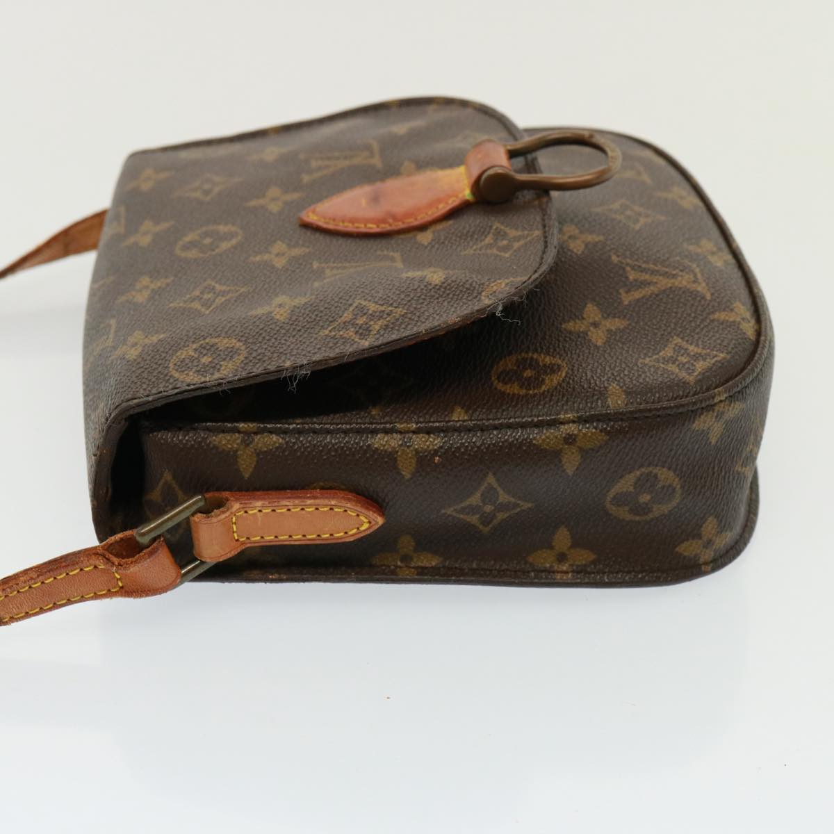 LOUIS VUITTON Monogram Saint Cloud MM Shoulder Bag M51243 LV Auth 77862