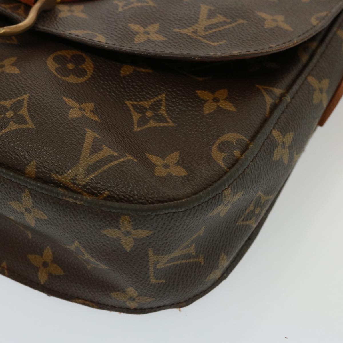 LOUIS VUITTON Monogram Saint Cloud GM Shoulder Bag M51242 LV Auth 77863