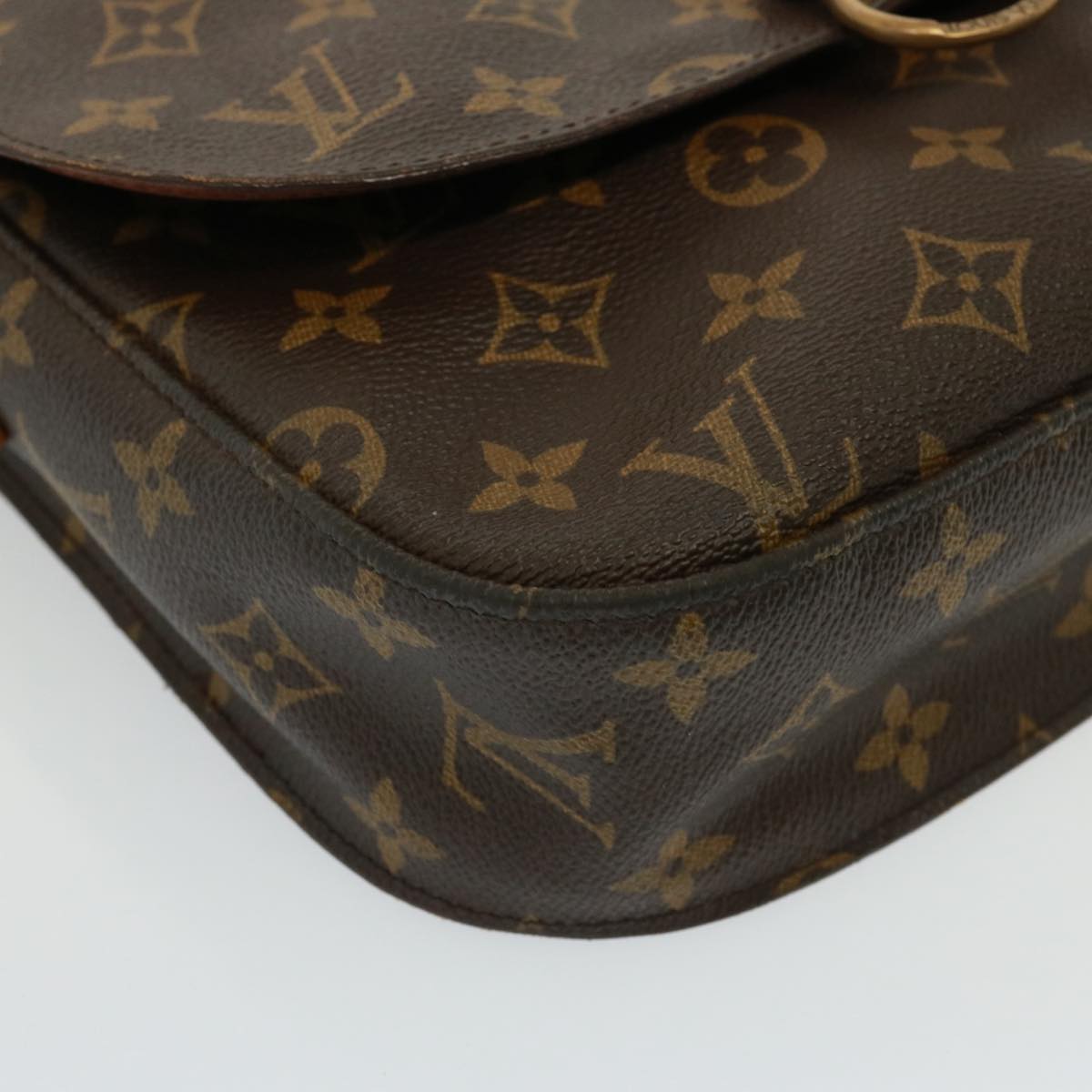 LOUIS VUITTON Monogram Saint Cloud GM Shoulder Bag M51242 LV Auth 77863