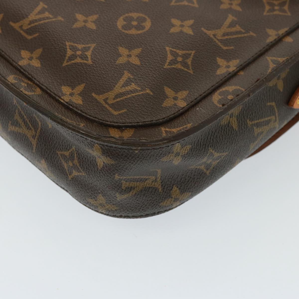 LOUIS VUITTON Monogram Saint Cloud GM Shoulder Bag M51242 LV Auth 77863