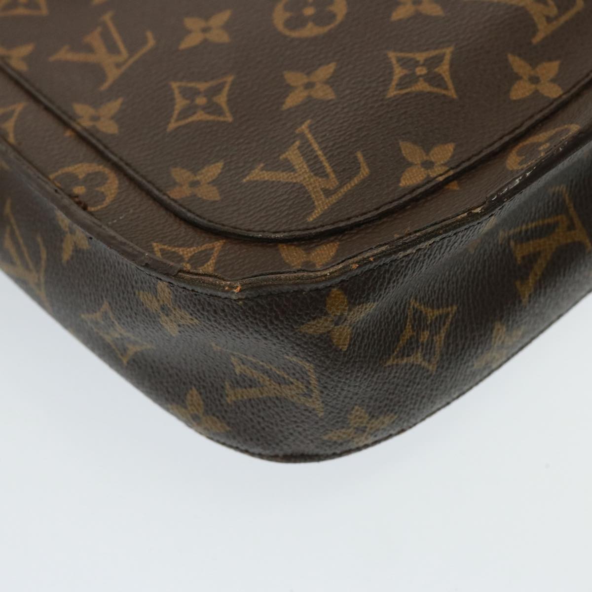 LOUIS VUITTON Monogram Saint Cloud GM Shoulder Bag M51242 LV Auth 77863