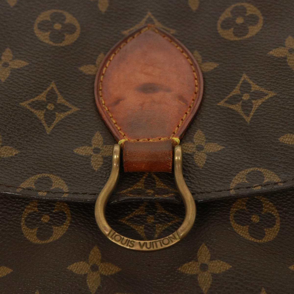 LOUIS VUITTON Monogram Saint Cloud GM Shoulder Bag M51242 LV Auth 77863