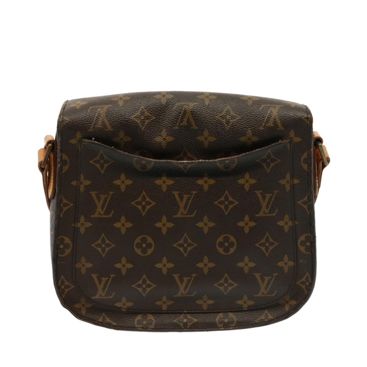 LOUIS VUITTON Monogram Saint Cloud GM Shoulder Bag M51242 LV Auth 77863