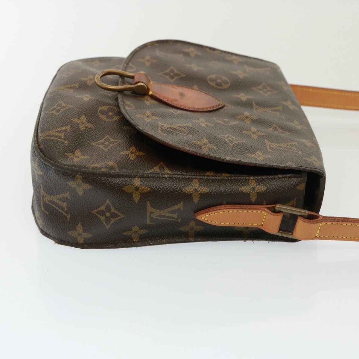 LOUIS VUITTON Monogram Saint Cloud GM Shoulder Bag M51242 LV Auth 77863