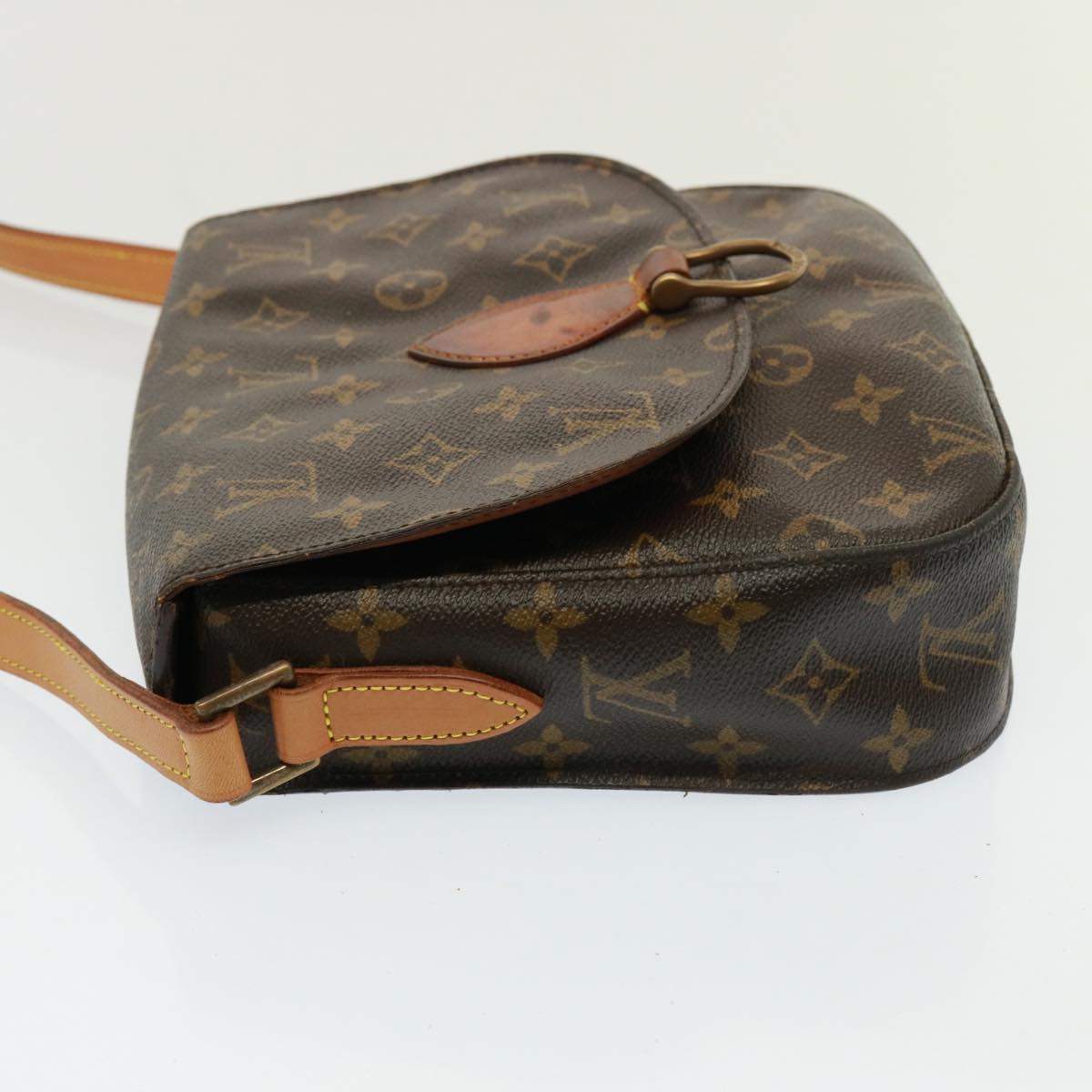 LOUIS VUITTON Monogram Saint Cloud GM Shoulder Bag M51242 LV Auth 77863