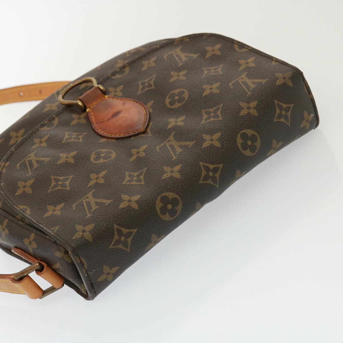 LOUIS VUITTON Monogram Saint Cloud GM Shoulder Bag M51242 LV Auth 77863