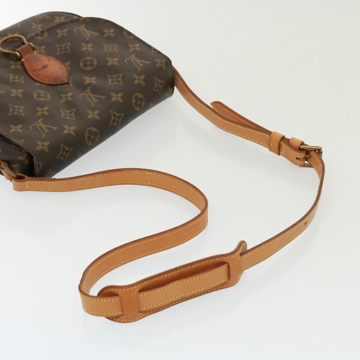 LOUIS VUITTON Monogram Saint Cloud GM Shoulder Bag M51242 LV Auth 77863