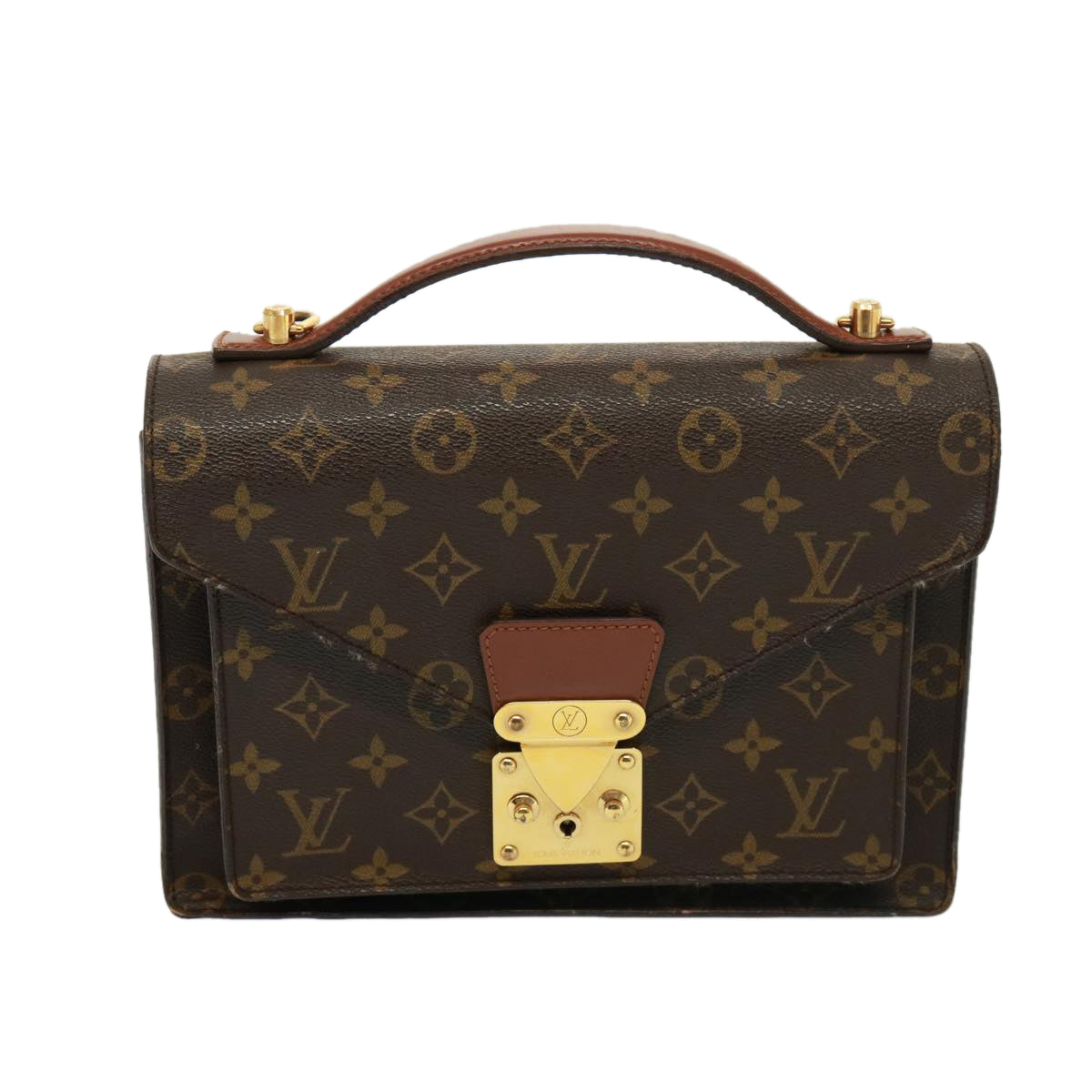 LOUIS VUITTON Monogram Monceau 26 Shoulder Bag M51187 LV Auth 77864