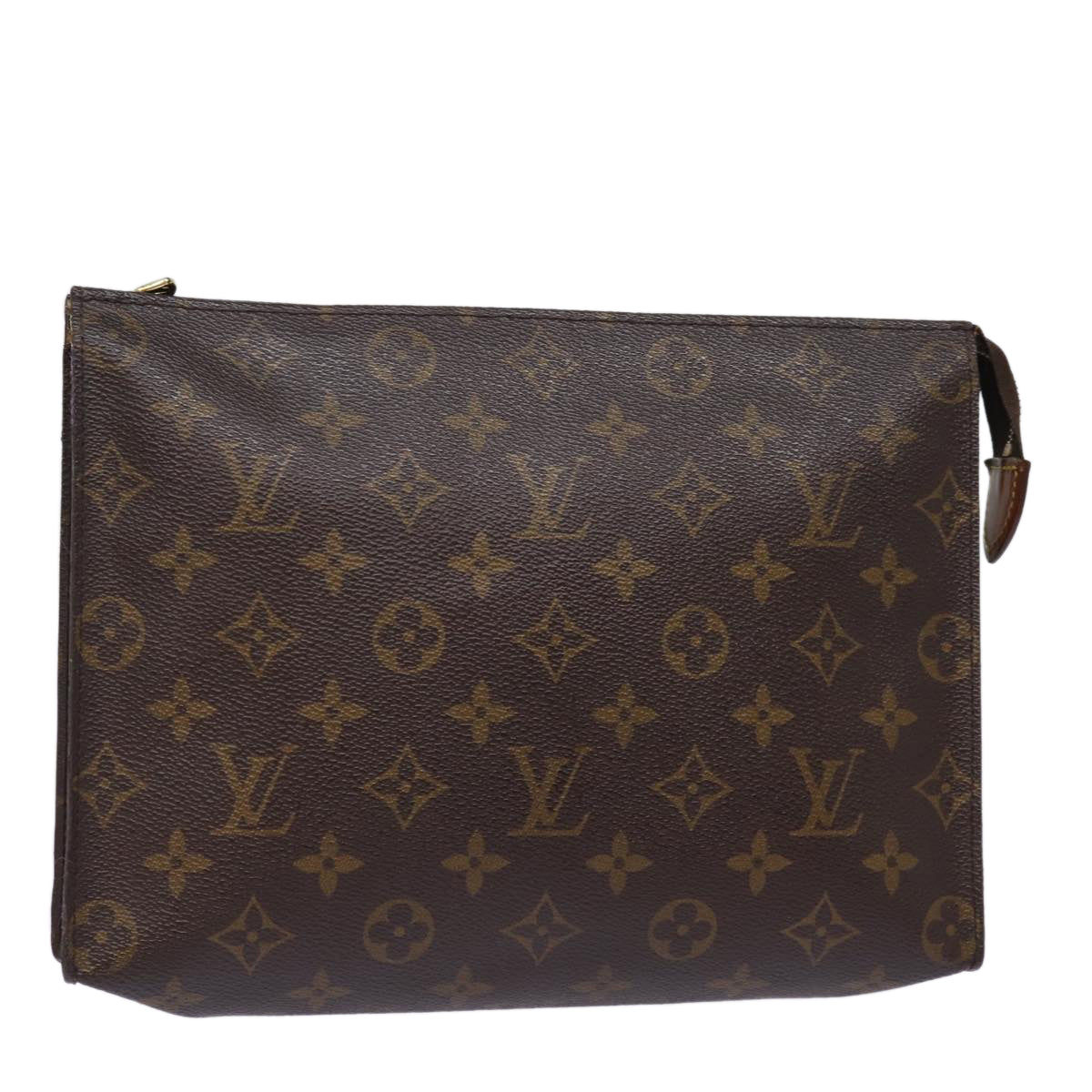 LOUIS VUITTON Monogram Poche Toilette 26 Pouch M47542 LV Auth 77865