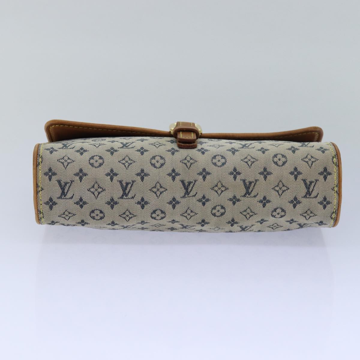 LOUIS VUITTON Monogram Mini Camille Chain Shoulder Bag Blue M92002 LV Auth 77869