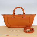 LOUIS VUITTON Epi Danura GM Hand Bag Orange Mandarin M5890H LV Auth 77879V-12