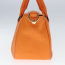 LOUIS VUITTON Epi Danura GM Hand Bag Orange Mandarin M5890H LV Auth 77879V-4