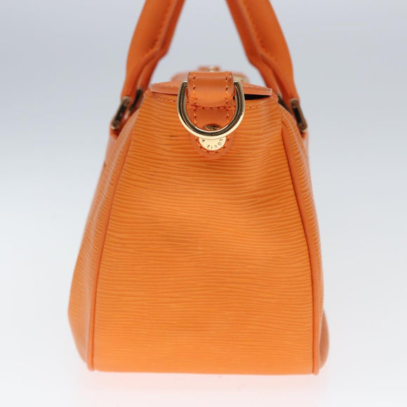 LOUIS VUITTON Epi Danura GM Hand Bag Orange Mandarin M5890H LV Auth 77879V
