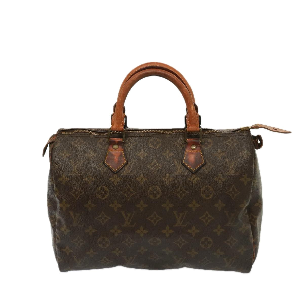 LOUIS VUITTON Monogram Speedy 30 Hand Bag M41526 LV Auth 77883