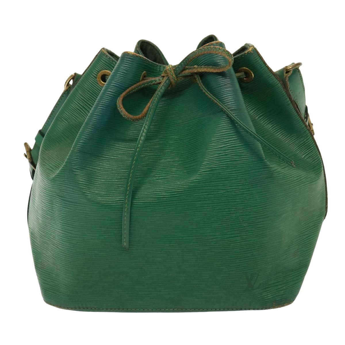 LOUIS VUITTON Epi Petit Noe Shoulder Bag Green M44104 LV Auth 77894