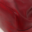 LOUIS VUITTON Epi Petit Noe Shoulder Bag Red M44107 LV Auth 77898-9
