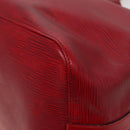 LOUIS VUITTON Epi Petit Noe Shoulder Bag Red M44107 LV Auth 77898-15