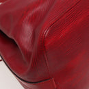 LOUIS VUITTON Epi Petit Noe Shoulder Bag Red M44107 LV Auth 77898-16