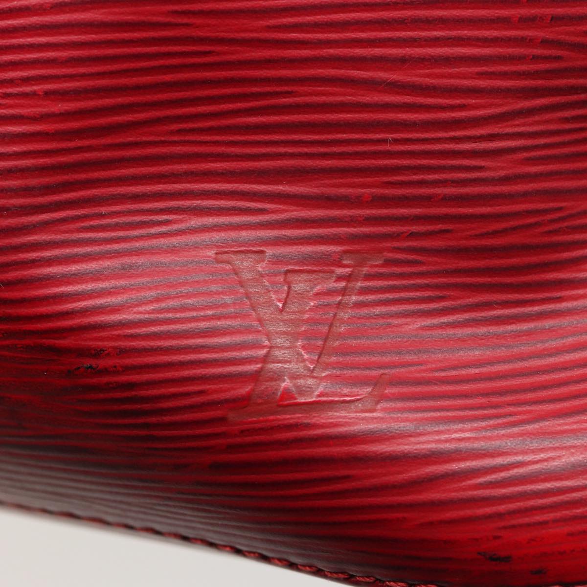 LOUIS VUITTON Epi Petit Noe Shoulder Bag Red M44107 LV Auth 77898