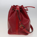 LOUIS VUITTON Epi Petit Noe Shoulder Bag Red M44107 LV Auth 77898-3