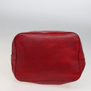 LOUIS VUITTON Epi Petit Noe Shoulder Bag Red M44107 LV Auth 77898-5