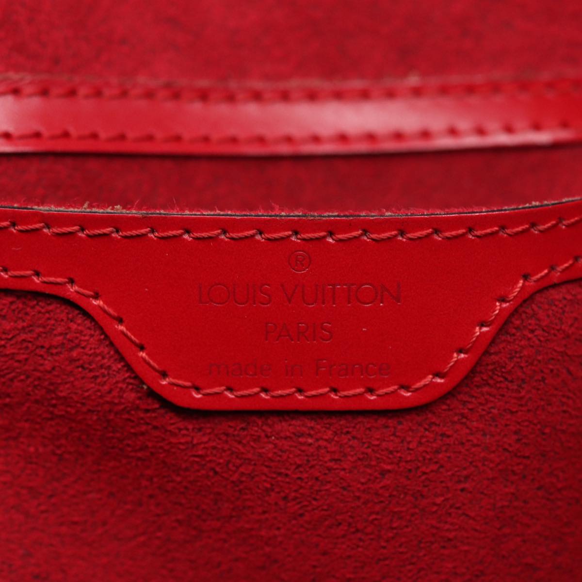 LOUIS VUITTON Epi Saint Jacques Shoulder Bag Red M52277 LV Auth 77901