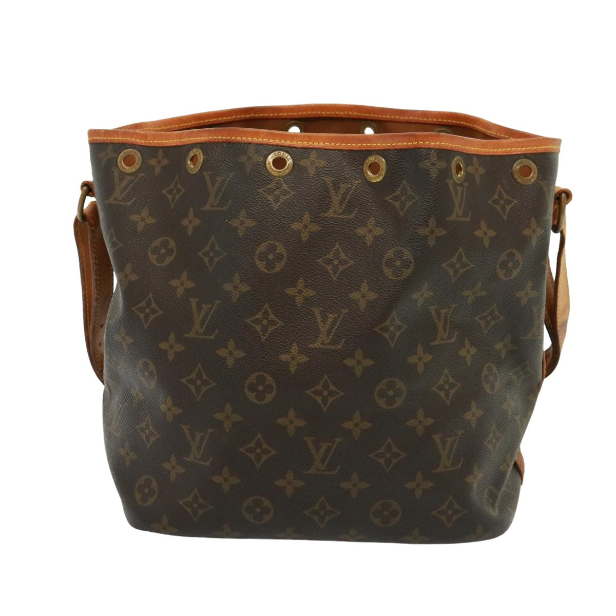 LOUIS VUITTON Monogram Petit Noe Shoulder Bag M42226 LV Auth 77915