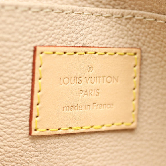 LOUIS VUITTON Damier Azur Pochette Cosmetic PM Pouch N60024 LV Auth 77924AM