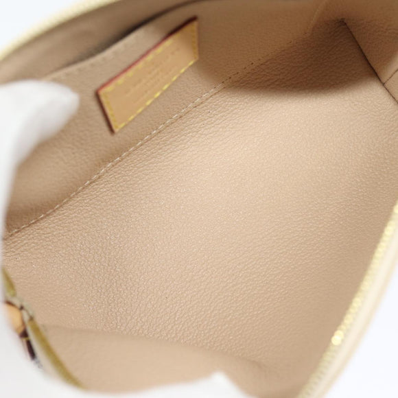 LOUIS VUITTON Damier Azur Pochette Cosmetic PM Pouch N60024 LV Auth 77924AM