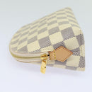 LOUIS VUITTON Damier Azur Pochette Cosmetic PM Pouch N60024 LV Auth 77924AM-3