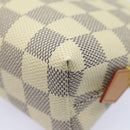 LOUIS VUITTON Damier Azur Pochette Cosmetic PM Pouch N60024 LV Auth 77924AM-14