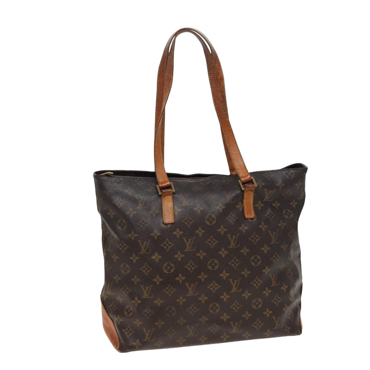 LOUIS VUITTON Monogram Cabas Mezzo Tote Bag M51151 LV Auth 77943