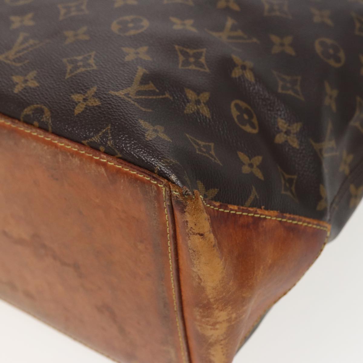 LOUIS VUITTON Monogram Cabas Mezzo Tote Bag M51151 LV Auth 77943