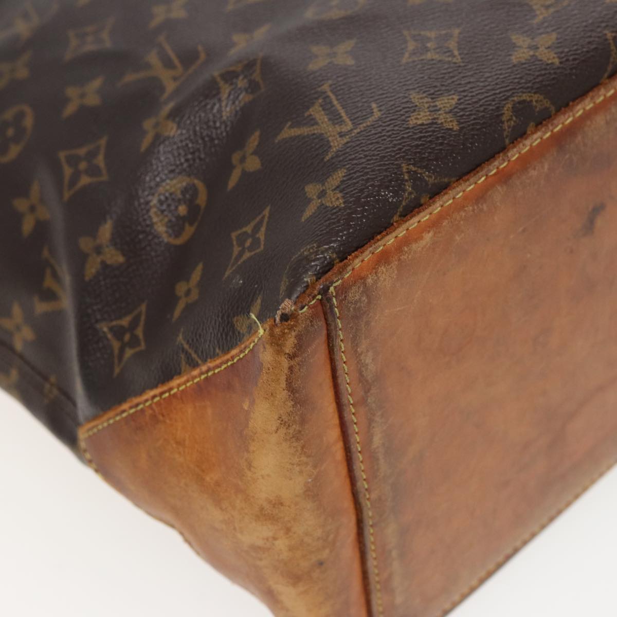 LOUIS VUITTON Monogram Cabas Mezzo Tote Bag M51151 LV Auth 77943