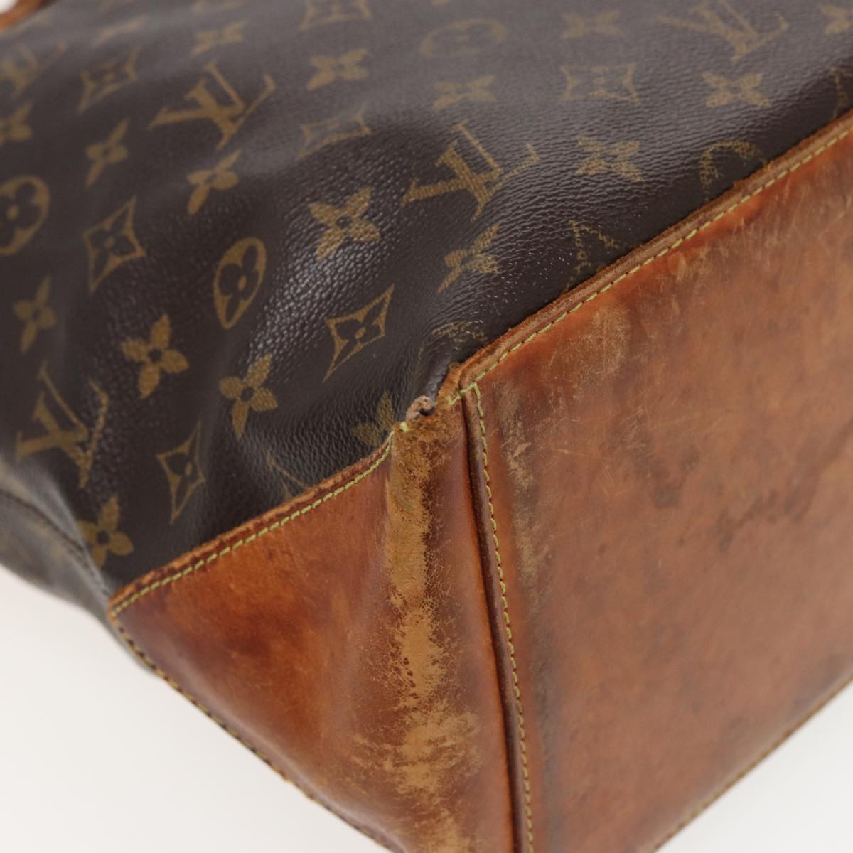 LOUIS VUITTON Monogram Cabas Mezzo Tote Bag M51151 LV Auth 77943