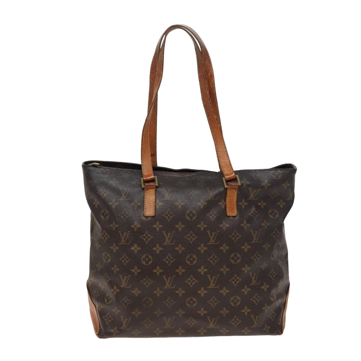 LOUIS VUITTON Monogram Cabas Mezzo Tote Bag M51151 LV Auth 77943