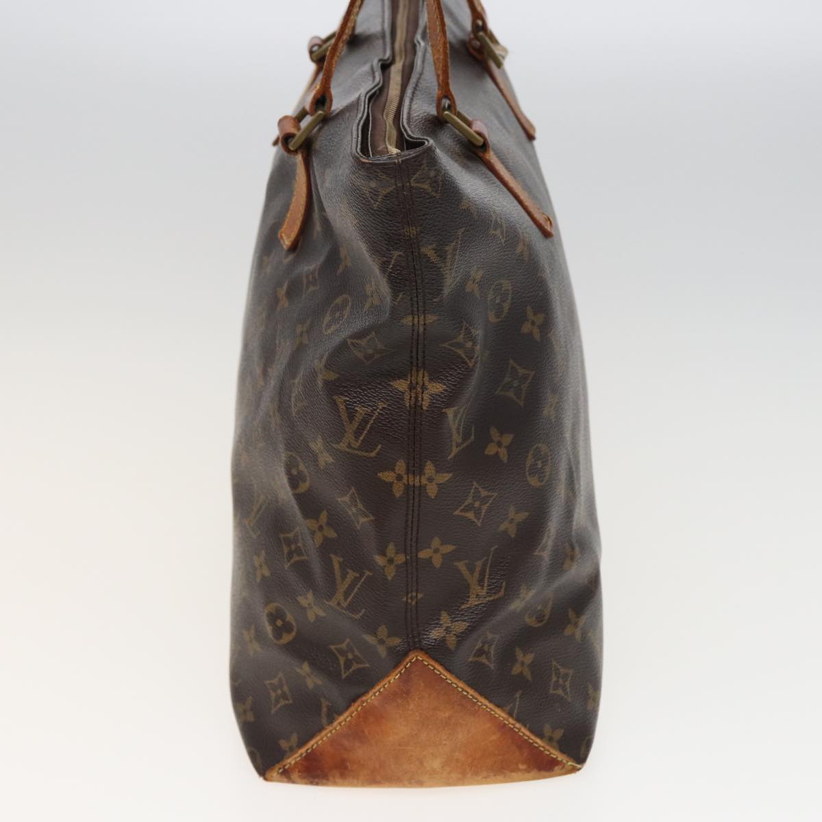 LOUIS VUITTON Monogram Cabas Mezzo Tote Bag M51151 LV Auth 77943