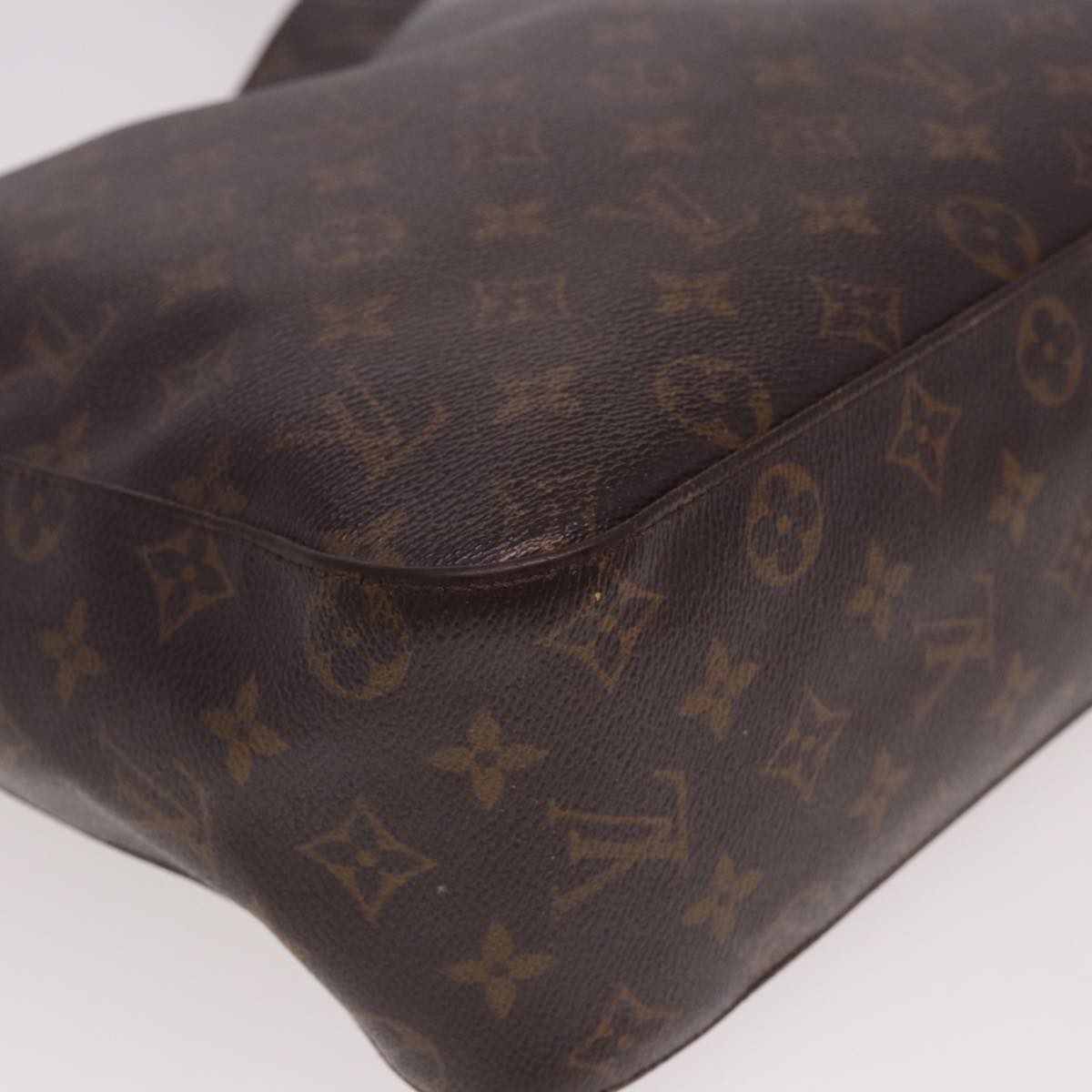 LOUIS VUITTON Monogram Looping GM Shoulder Bag M51145 LV Auth 77944