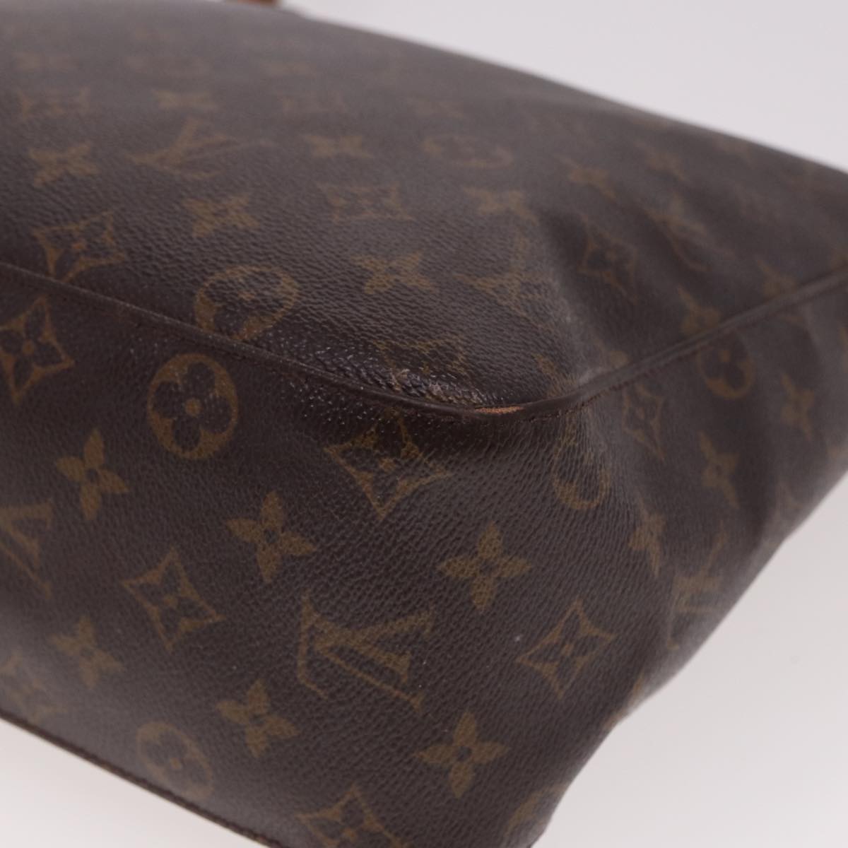 LOUIS VUITTON Monogram Looping GM Shoulder Bag M51145 LV Auth 77944