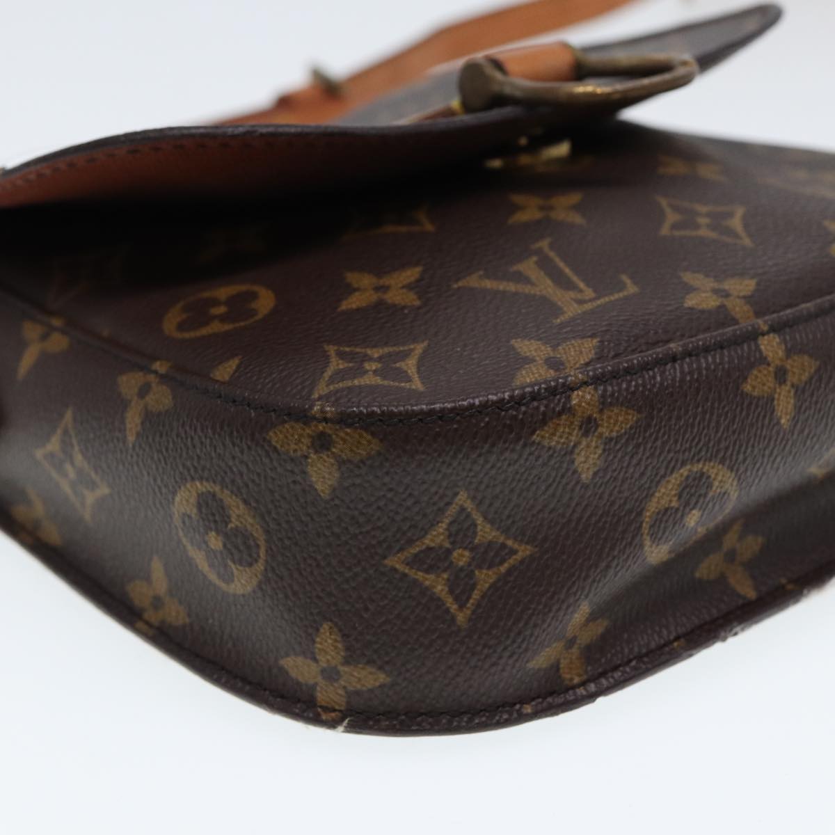 LOUIS VUITTON Monogram Saint Cloud MM Shoulder Bag M51243 LV Auth 77965