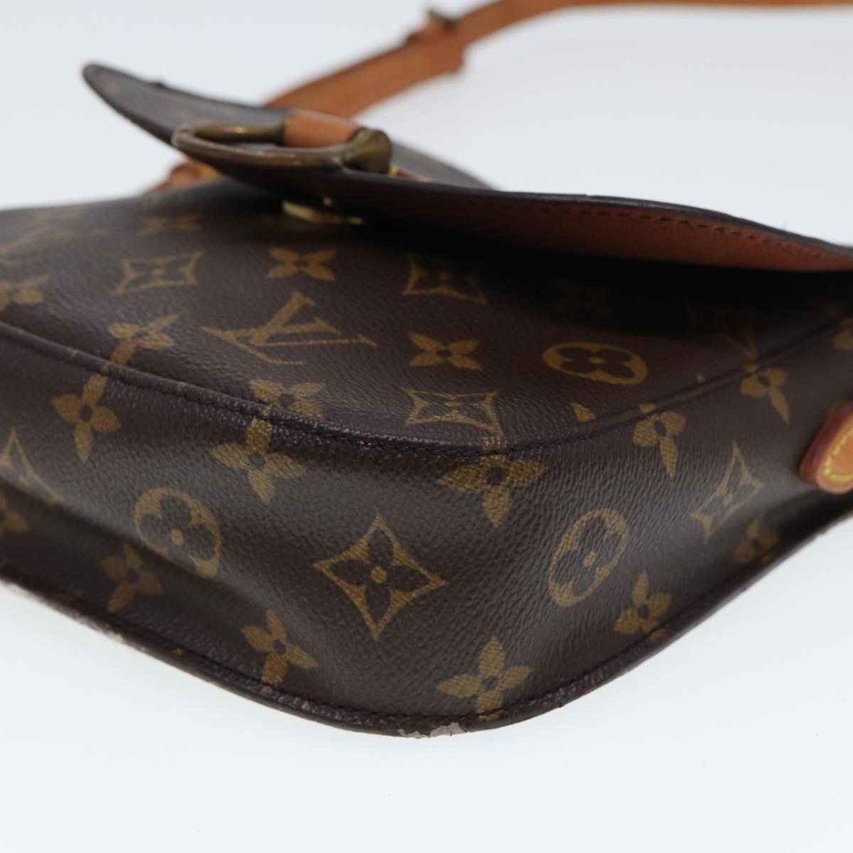 LOUIS VUITTON Monogram Saint Cloud MM Shoulder Bag M51243 LV Auth 77965