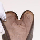 LOUIS VUITTON Monogram Trousse Demi Ronde Cosmetic Pouch M47520 LV Auth 77992-9