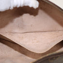 LOUIS VUITTON Monogram Trousse Demi Ronde Cosmetic Pouch M47520 LV Auth 77992-10