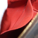 LOUIS VUITTON Damier Ebene Pochette Cosmetic PM Pouch N47516 LV Auth 77993-18